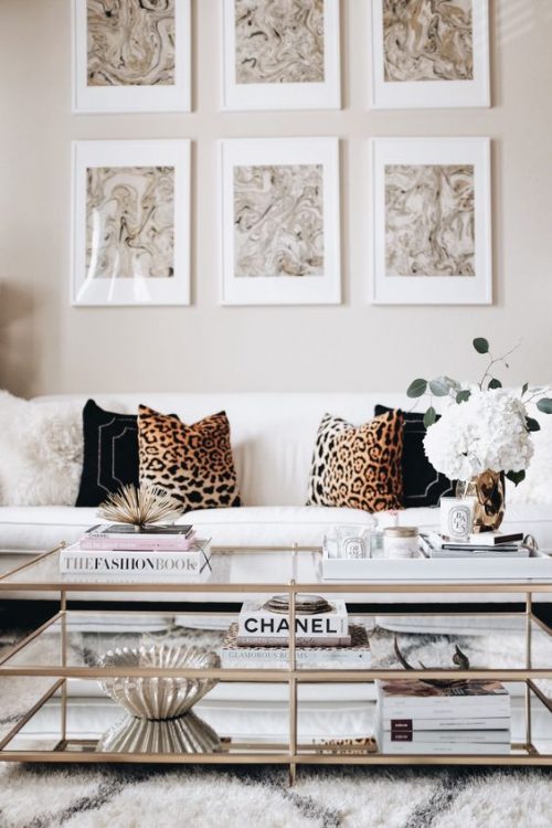 The Best Ideas To Style A Pretty Fashion Coffee Table