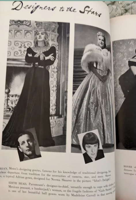a spread for History of Glamour Magazine