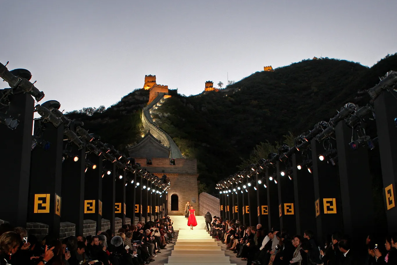 Fendi's show at the Great Wall of China - History And Evolution Of Fendi