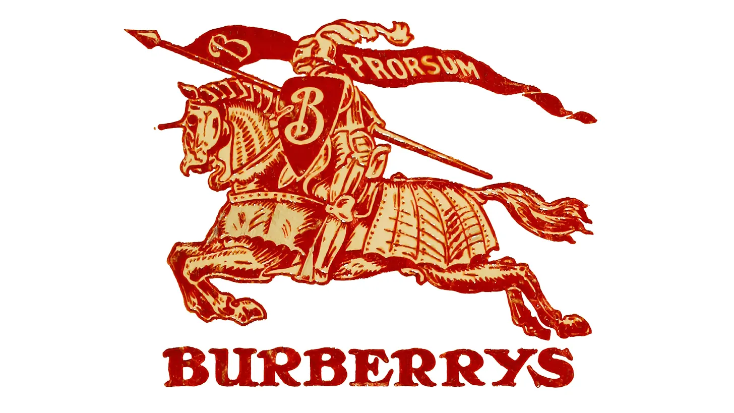 the first Burberry Logo 