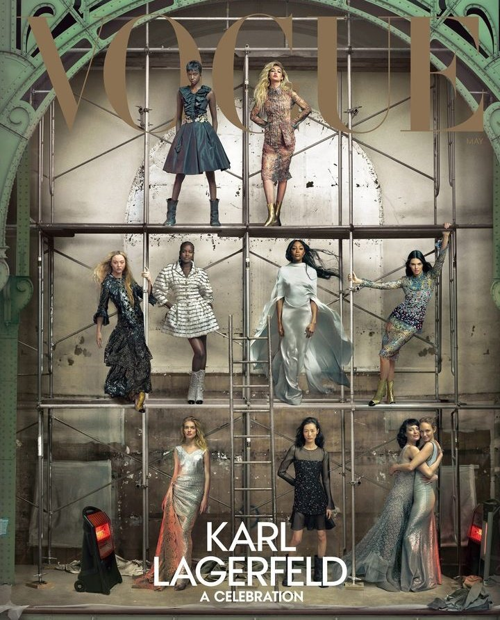 Vogue Karl Lagerfeld Cover 