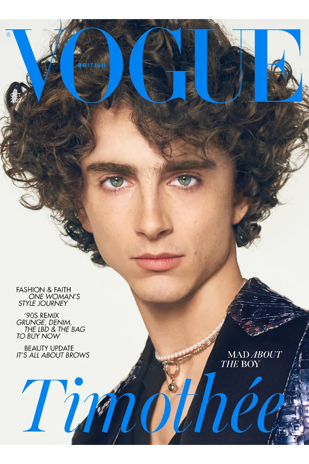 Timothée Chalamet On The Cover Of Vogue