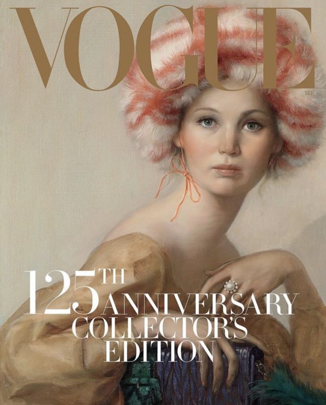 Glam Observer Blogger Giada Graziano shares September Issues of Vogue & Co. - Most Important of the Year - in photo: the 125th Anniversary cover of Vogue with Jennifer Lawrence