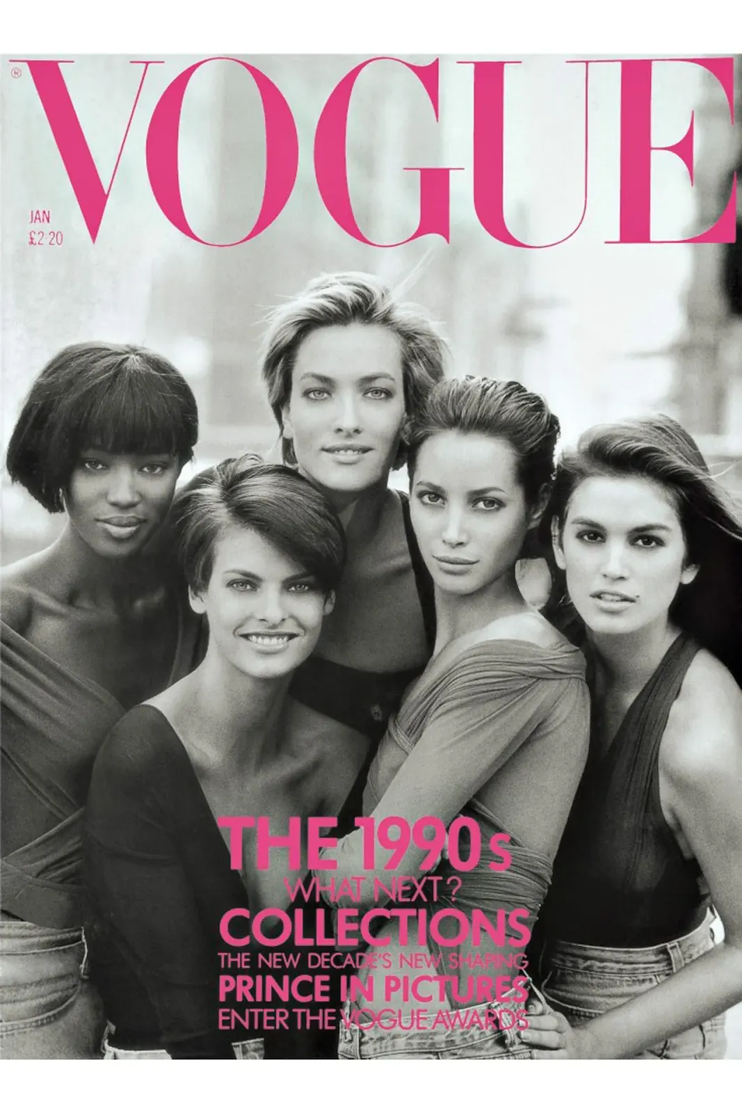 Glam Observer Blogger Giada Graziano: Peter Lindbergh (1944-2019) photo of women in Vogue cover