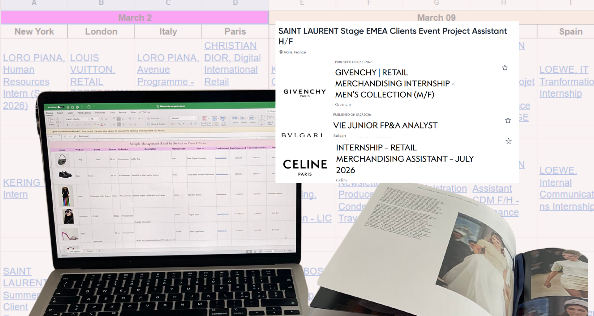 fashion jobs and internships