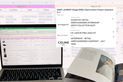 fashion jobs and internships